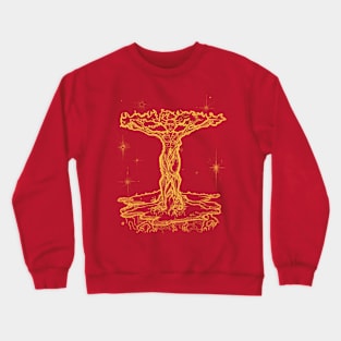 Male Tree of Life (Light Lineart) Crewneck Sweatshirt